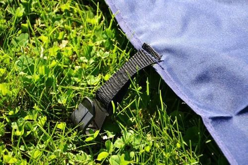 Pawilon ogrodowy Profi rozkładany 3 x 3 m - niebieski 2 ściany na Arena.pl