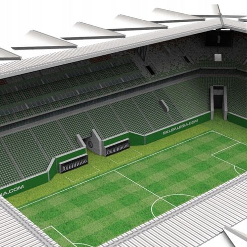 Stadion Miejski Legii Warszawa im. J. Piłsudskiego - LEGIA - Puzzle 3D 154 na Arena.pl