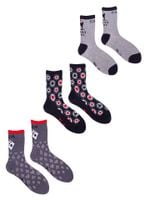 Skarpety bawełniane męskie karciane 3PAK 39-42 YOCLUB