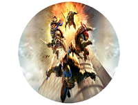 Opłatek na tort Żółwie Ninja