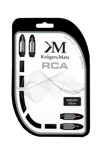 Kabel 2RCA-2RCA 0.5m Kruger&Matz na Arena.pl