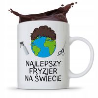 Kubek Fryzjera Fryzjerki Najlepszy Fryzjer Świata Z Nadrukiem Ze Zdjęciem