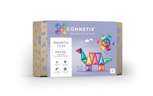 Connetix - Klocki magnetyczne Pastel Mini Pack - 32 el. na Arena.pl
