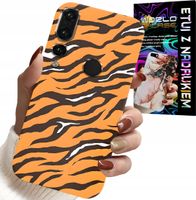 ETUI DO HUAWEI P20 PRO - PLECKI W TYGRYSIE PASKI POKROWIEC +SZKŁO