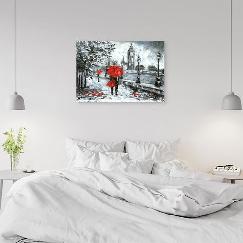 Deco Panel, Londyn w deszczu 90x60 na Arena.pl