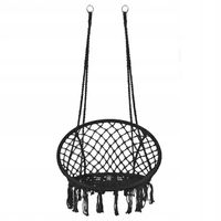 FOTEL WISZĄCY HUŚTAWKA OGRODOWA BOCIANIE GNIAZDO BOHO DO DOMU OGRODU 120CM