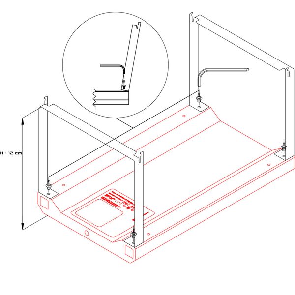 Skylight Hyperbar Nieregulowany Uchwyt Krawędziowy zdjęcie 1