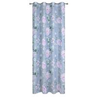 Zasłona na przelotkach FLORA2 140X250 srebrna + fioletowa