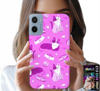 ETUI DO MOTOROLA E15 / G05 - LOVE CAT, WZORY Z KOTAMI KOTY, POKROWIEC