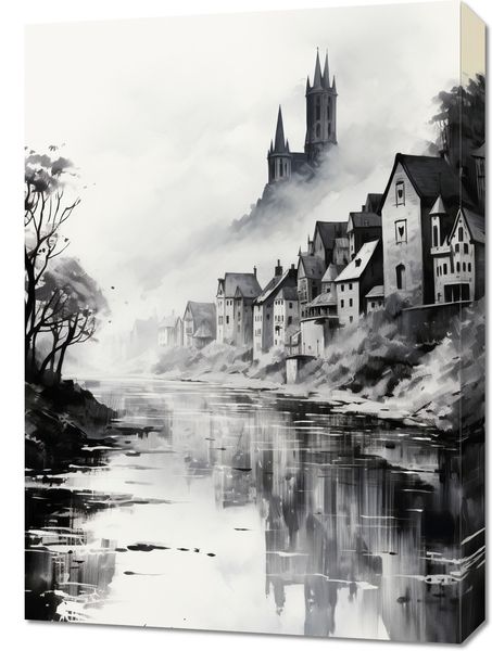 Obraz 50x70cm Mglisty Refleks zdjęcie 1