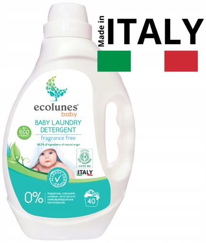 ECOLUNES HIPOALERGICZNY PŁYN DO PRANIA DLA DZIECI BEZZAPACHOWY 2000 ML na Arena.pl