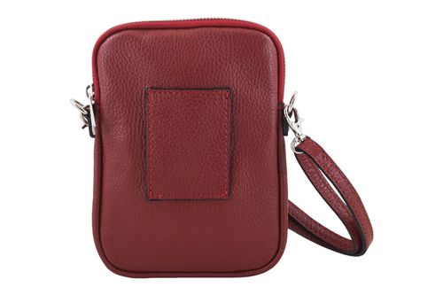 Skórzane etui na telefon - Czerwone na Arena.pl