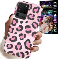 ETUI DO SAMSUNG GALAXY S20 Ultra - RÓŻOWA PANTERKA PANTERA KOBIECE WZORY