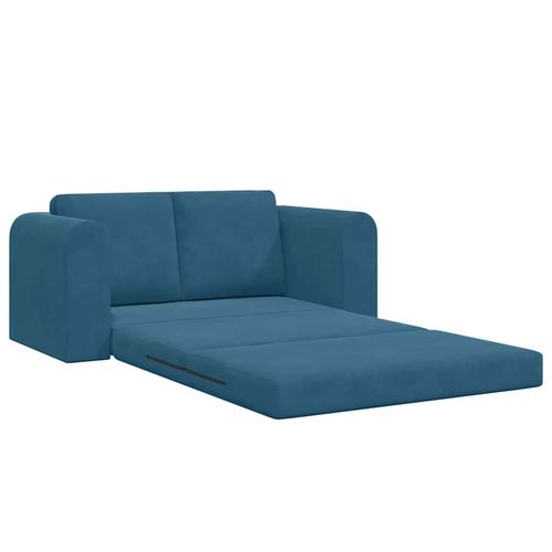 Sofa Bed Niebieski 148 x 71 x 83 cm Aksamit na Arena.pl