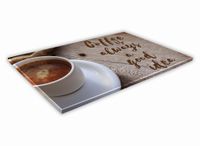 SZKLANA DESKA KUCHENNA 30x20 247a Kawa