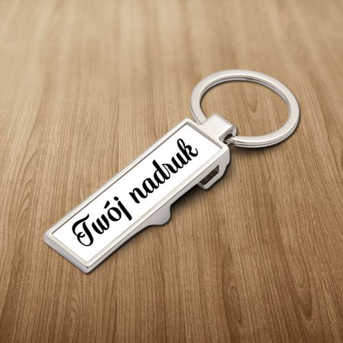 Brelok do kluczy - otwieracz do butelek z Twoim nadrukiem na Arena.pl