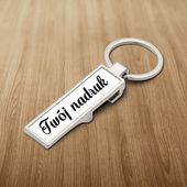 Brelok do kluczy - otwieracz do butelek z Twoim nadrukiem