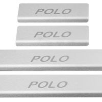 Listwa progowa VOLKSWAGEN POLO MK6 AW Stal nierdzewna 304 mat 4szt
