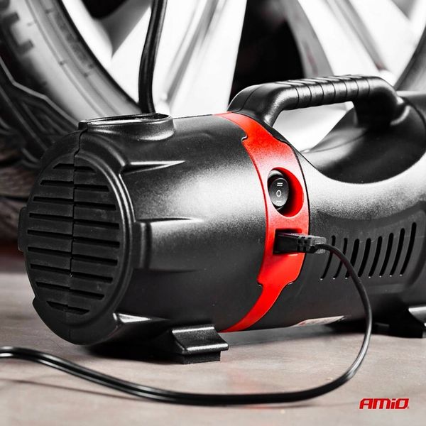 KOMPRESOR SAMOCHODOWY 12V + 230V SPRĘŻARKA DO KÓŁ zdjęcie 5