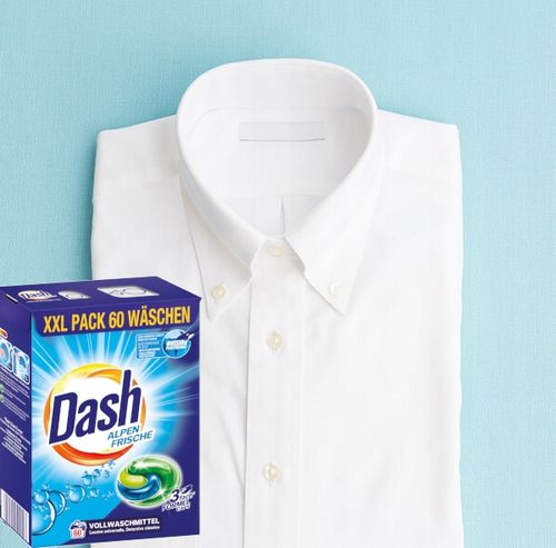 DASH Frische Kapsułki do prania białych ubrań niemieckie DE 3in1 60szt na Arena.pl