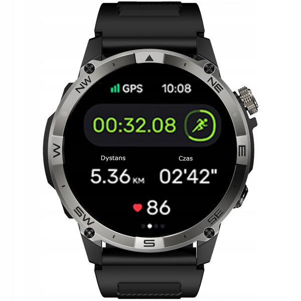 Smartwatch Wenom Explorer czarny zdjęcie 12