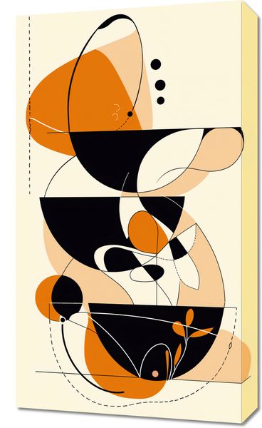 Obraz 40x70cm Taneczne Kręgi zdjęcie 1
