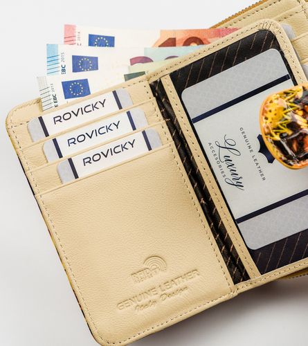 skórzany portfel damski w motyle - lorenti na Arena.pl