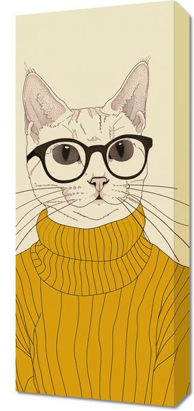 Obraz 30x70cm Intelektualista zdjęcie 1