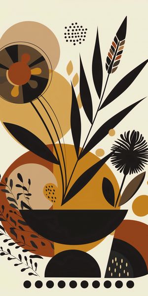 Plakat 50x100cm Ogrody Geometryczne zdjęcie 1