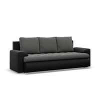 Kanapa rozkładana, Bosco, velvet, ekoskóra, 222x96x92 cm| TYLETEGOTU