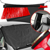 Osłona Antyszronowa Na Szybę Mata Z Gumkami Skrobaczka Ze Szczotką Murska