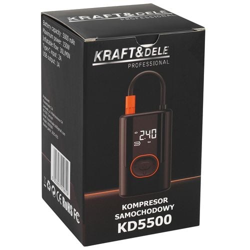 KOMPRESOR AKUMULATOROWY 5000mAh KD5500 na Arena.pl