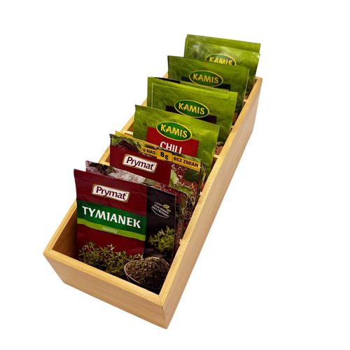organizer bambusowy na przyprawy w torebkach 3807 na Arena.pl
