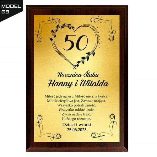 Magiczny Spersonalizowany Upominek Prezent Gift na Rocznicę Ślubu 1-50 lat na Arena.pl