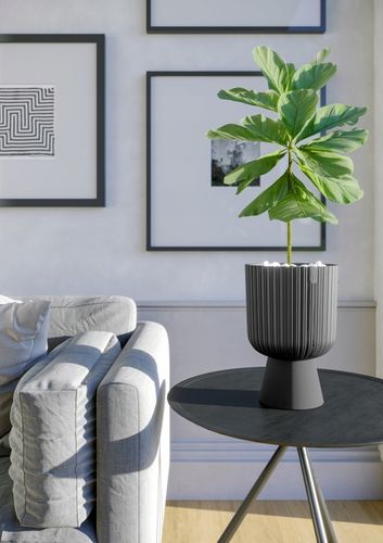 2x Doniczka okrągła Keli Mika 30 i 40 Donica na nóżce Kwietnik na Arena.pl