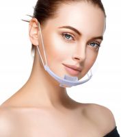 Przyłbica Maska Osłona Twarzy Bezbarwna Przezroczysta Wygodna Na Co Dzień