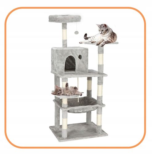 DRAPAK DLA KOTA DUŻY WIEŻA LEG KOTÓW DOMEK SŁUPEK 7 POZIOMÓW WYSOKI na Arena.pl