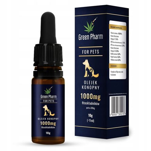 Green Pharm CERTYFIKOWANY Olejek CBD 10% dla psa na Arena.pl