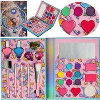 ZESTAW KOSMETYKÓW DLA DZIECI PALETKA MAKEUP KOSMETYKI DO MALOWANIA LAKIER