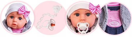 Lalka bobas interaktywna mówi i śpiewa po polsku SMOCZEK PAMPERSY BUTELKI na Arena.pl