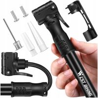 Pompka rowerowa aluminiowa Alogy Mini Bike Pump 100psi z uchwytem ręczna Cz