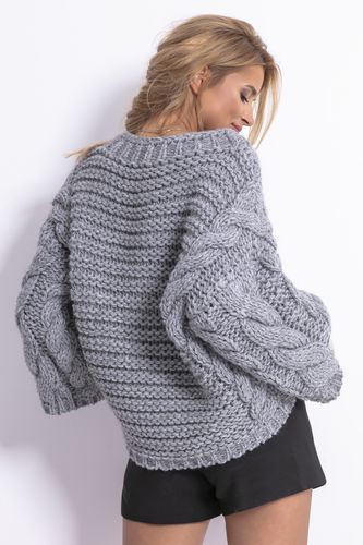 Sweter CHUNKY KNIT F780 Mocca S/M na Arena.pl