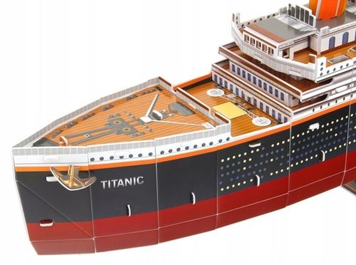 Puzzle Przestrzenne 3D Titanic Duży Okręt Statek 116 Elementów 81 cm na Arena.pl