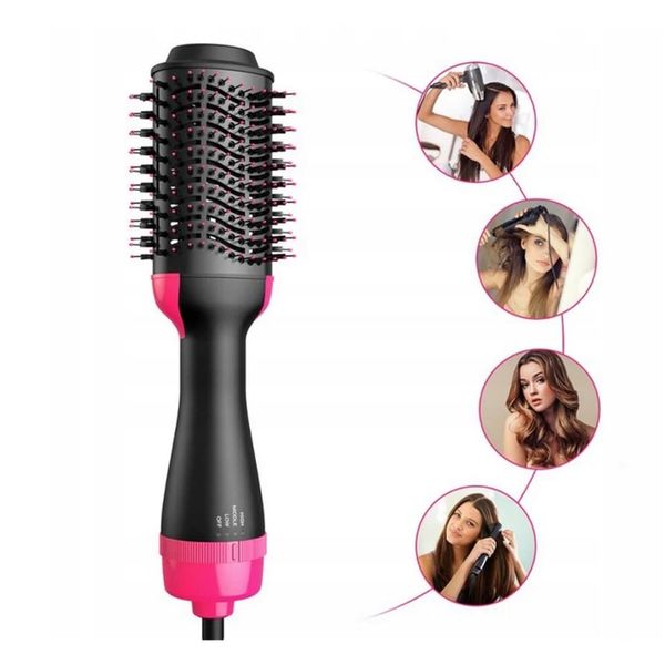 LOKÓWKO SUSZARKA PROSTOWNICA DO WŁOSÓW SZCZOTKA4w1 zdjęcie 15