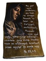 Ikona Matka Boża, Matka Boska cytat Pan jest moim pasterzem