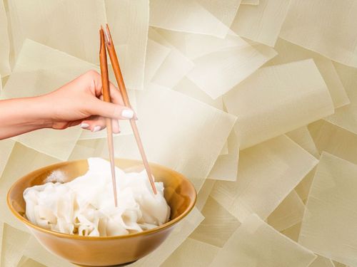 Makaron ryżowy płatki arkusze flakes rice noodle bezglutenowy 227g na Arena.pl