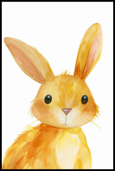 Plakat 61x91,5cm Słodki Zajączek zdjęcie 2