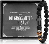 Bransoletka damska z koralików z onyksu i tygrysiego oka