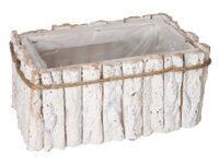 DONICZKA OSŁONKA DREWNIANA DUŻA KORA KORYTKO DONICZKI