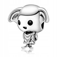 Zawieszka SREBRO 925 Charms Koralik Skrzat Zgredek Harry Potter